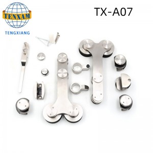 Produse de vânzare la cald Hanging roți din oțel inoxidabil din oțel din sticlă de melasă pentru uși glisante